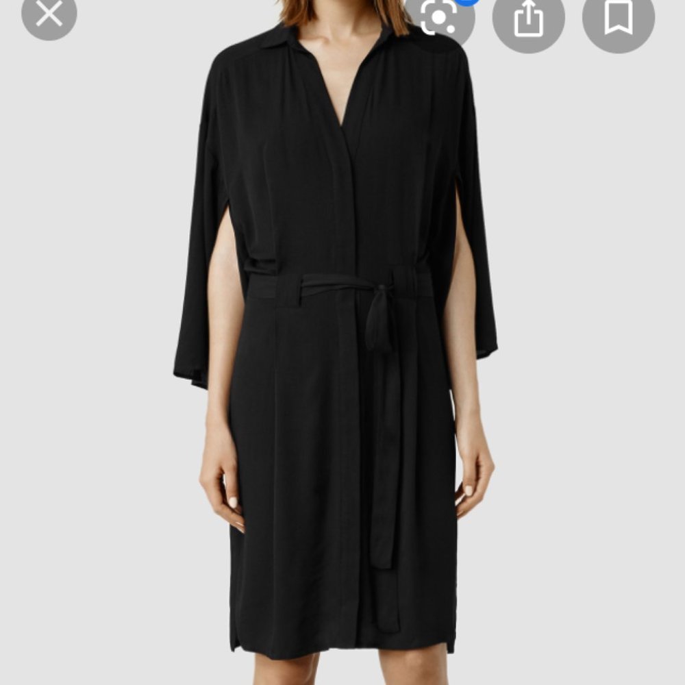 Allsaints Mono Dress In Black